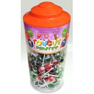 TONGUE PAINTER LOLLIPOP HALAL JAR 150 PCS